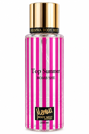 ميموا Top Summer Bomb She بودي ميست للنساء برائحة أنثوية منعشة – 250 مل