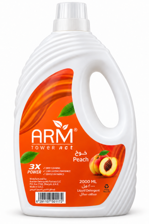 ARM شاور جل للجسم برائحة الخوخ – 2 لتر