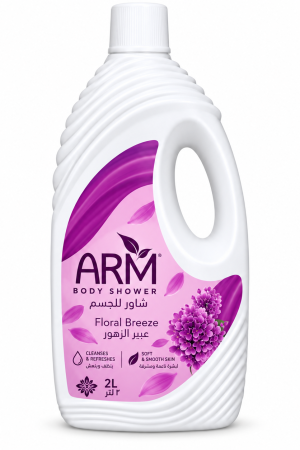 ARM شاور جل للجسم بعبير الزهور للانتعاش والنعومة – 2 لتر